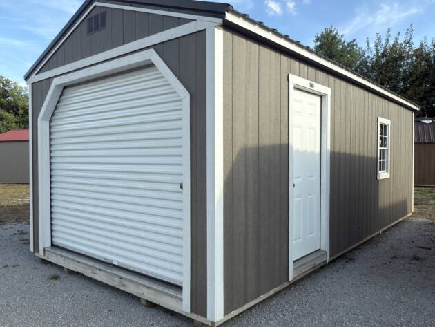 HEAVY DUTY FLOOR, 12'' OC 2X6 FLOOR JOISTS

7'8'' SIDEWALL HEIGHT

36'' STEEL EXTERIOR DOOR

9X7 ROLLUP DOOR

1-2X3 SINGLE PANE WINDOWS

4' LOFT AREA