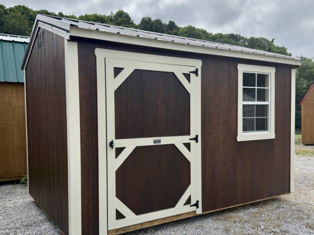 16'' OC FLOOR JOISTS




6'7'' SIDEWALL HEIGHT




6' DOUBLE SHED DOORS (4' SHED DOOR ON 8' WIDE)




1-2X3 SINGLE PANE WINDOW




4' LOFT AREA