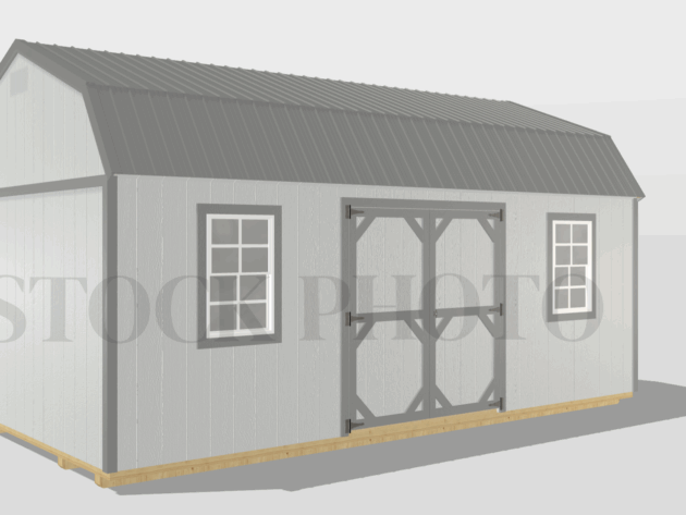 Lofted Garden Shed 10x16
