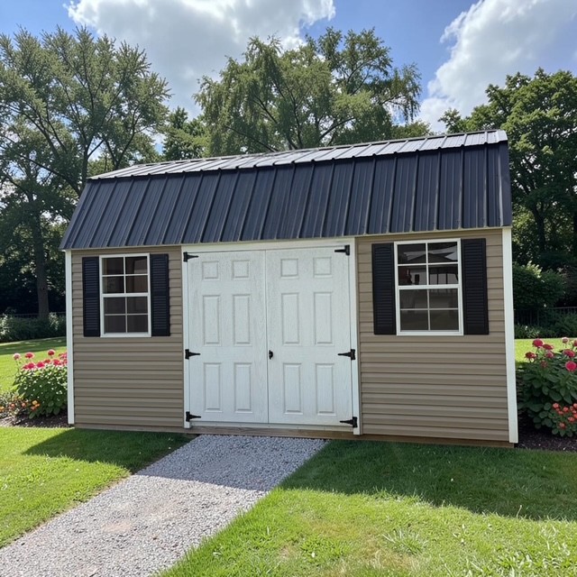 Hot off the delivery truck and already turning heads… this 10x16 Lofted Garden
Shed from Shed Gal is giving “backyard upgrade” energy in all the right ways.
Clean, classy, and ready to work (or relax), this one checks every box.
And yes… it’s a brand new 2023 model marked down 15% — because who doesn’t love
a smart deal that still feels like a glow-up?
✨ Why This One Stands Out:
✔️ Generous 10x16 size – room to store, create, or escape
✔️ Elegant Vinyl Pebble Clay siding with Vinyl White trim – soft, neutral, and
timeless
✔️ Black metal roof – bold contrast with long-lasting durability
✔️ (2) 2x3 single pane windows – let that natural light pour in ☀️
✔️ 72” Vinyl Double Slab Door – wide, easy access for all your bigger items
✔️ Lofted Garden design – extra overhead storage without sacrificing floor space
Pricing:
$5,303.87 (DEEP DISCOUNT for this new 2023 model!)
NOW another 5% OFF!!
The Extras:
✔️ FREE delivery & setup available
✔️ Financing & Rent-To-Own options available
This one has that “pull into the driveway and admire it for a second” kind of
charm… but don’t wait too long, because it won’t stay parked here forever.
Hours:
Tuesday – Friday: 9:00 AM – 5:00 PM
Saturday: 9:00 AM – 3:00 PM
Closed Sunday & Monday (appointments available upon request)
Shed Gal 6473 Nashville Rd., Franklin, KY. 42134
Your backyard just found its upgrade… and it’s wearing Pebble Clay like a pro.