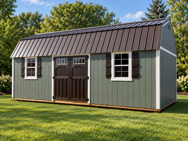 Lofted Garden Shed 12 x 24